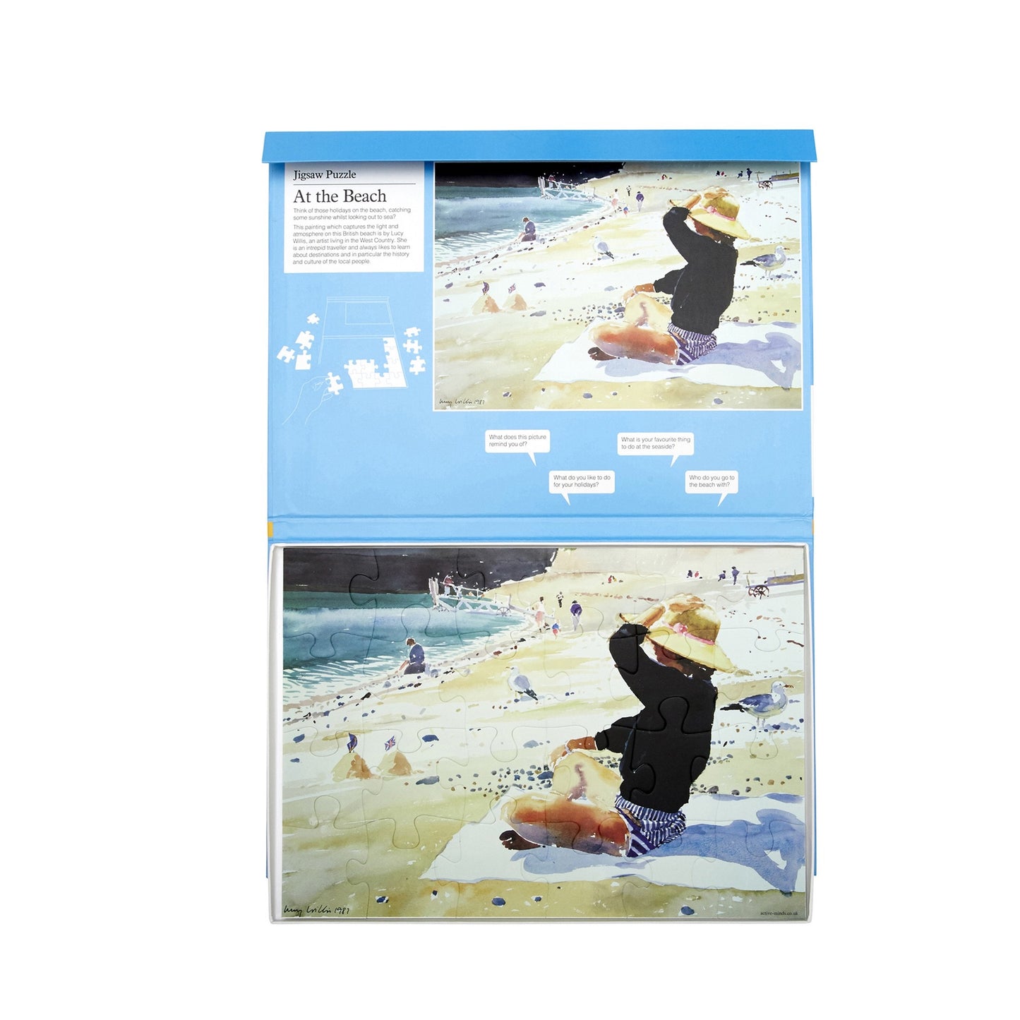 24-piece jigsaw puzzle "At the Beach"
