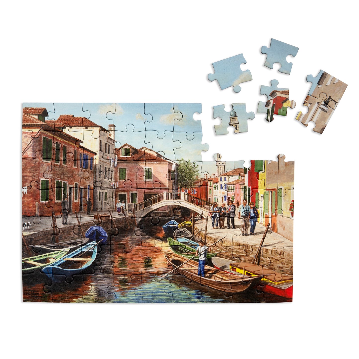 63-piece jigsaw puzzle "Burano Island"