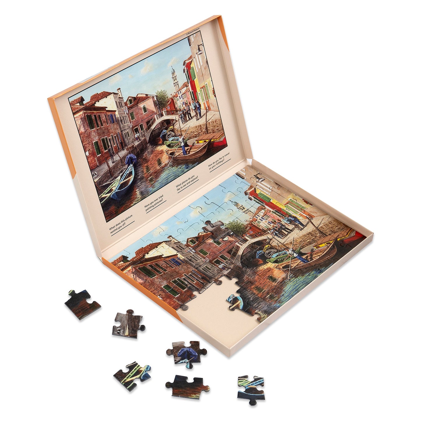63-teiliges Puzzle „Insel Burano“