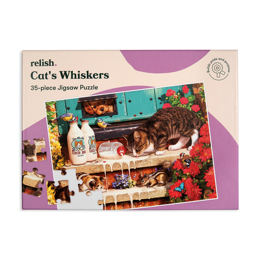 35-piece jigsaw puzzle "Cat's Whiskers"
