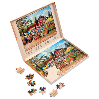 63-teiliges Puzzle "Bauernmarkt"
