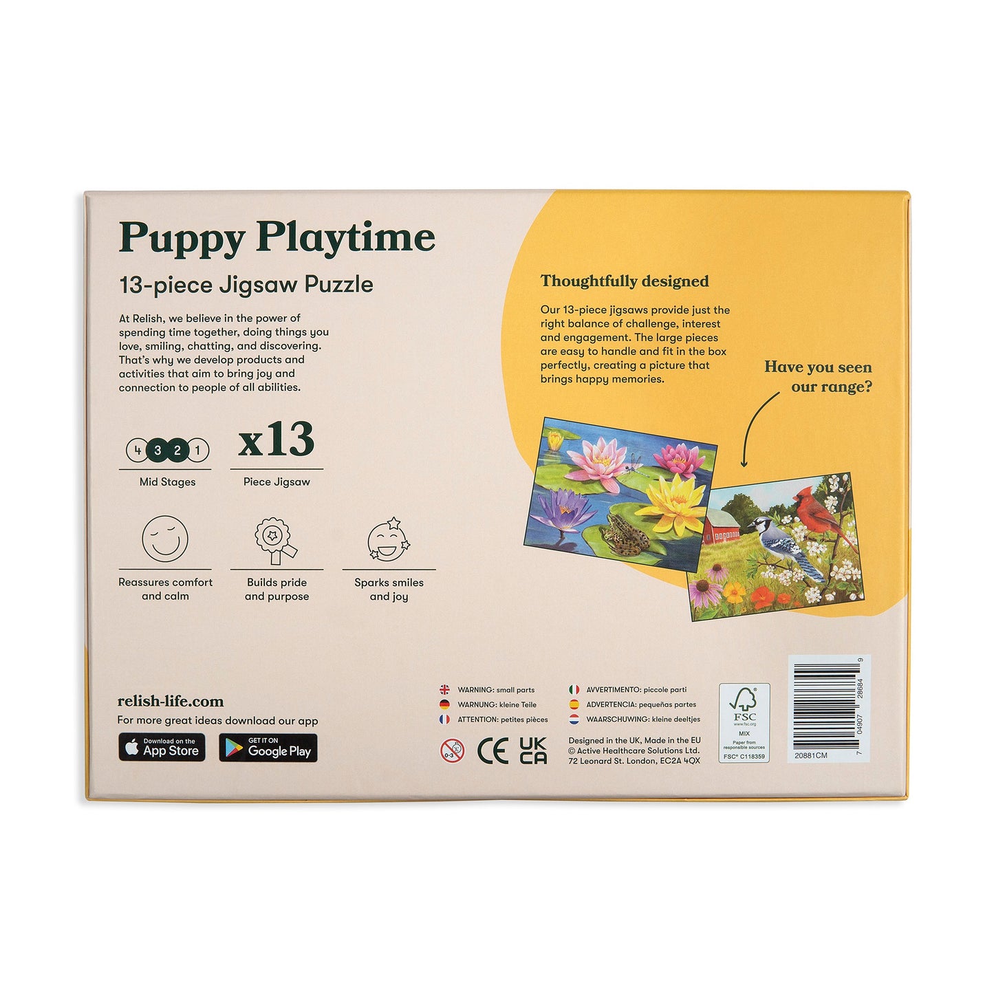 13-piece puzzle "Puppy Playtime"