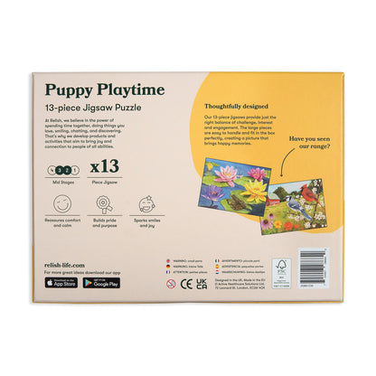 Puzzle 13 pièces - Puppy Playtime