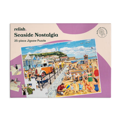 35 piece jigsaw puzzle "Seaside Nostalgia"