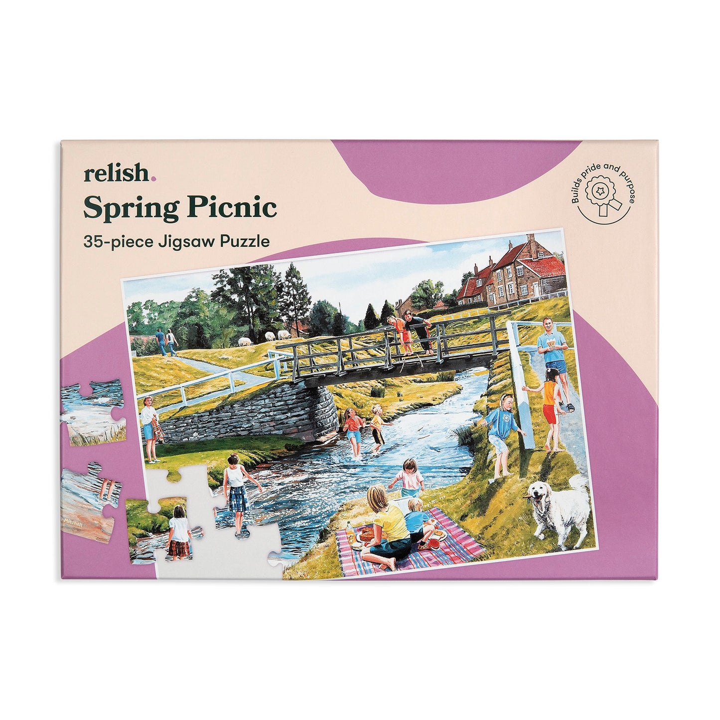 35 piece jigsaw puzzle "Spring Picnic"
