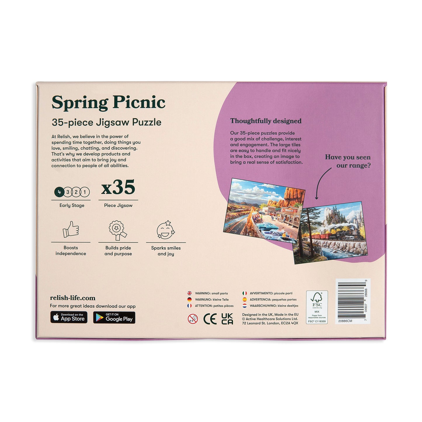 35 piece jigsaw puzzle "Spring Picnic"