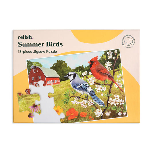 13-piece puzzle "Summer Birds"