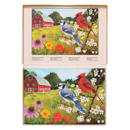 13-teiliges Puzzle "Sommervögel"