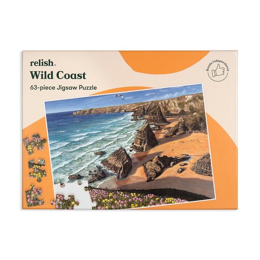 63-piece jigsaw puzzle "Wild Coast"