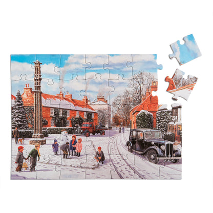35-piece jigsaw puzzle "Winter Snow"